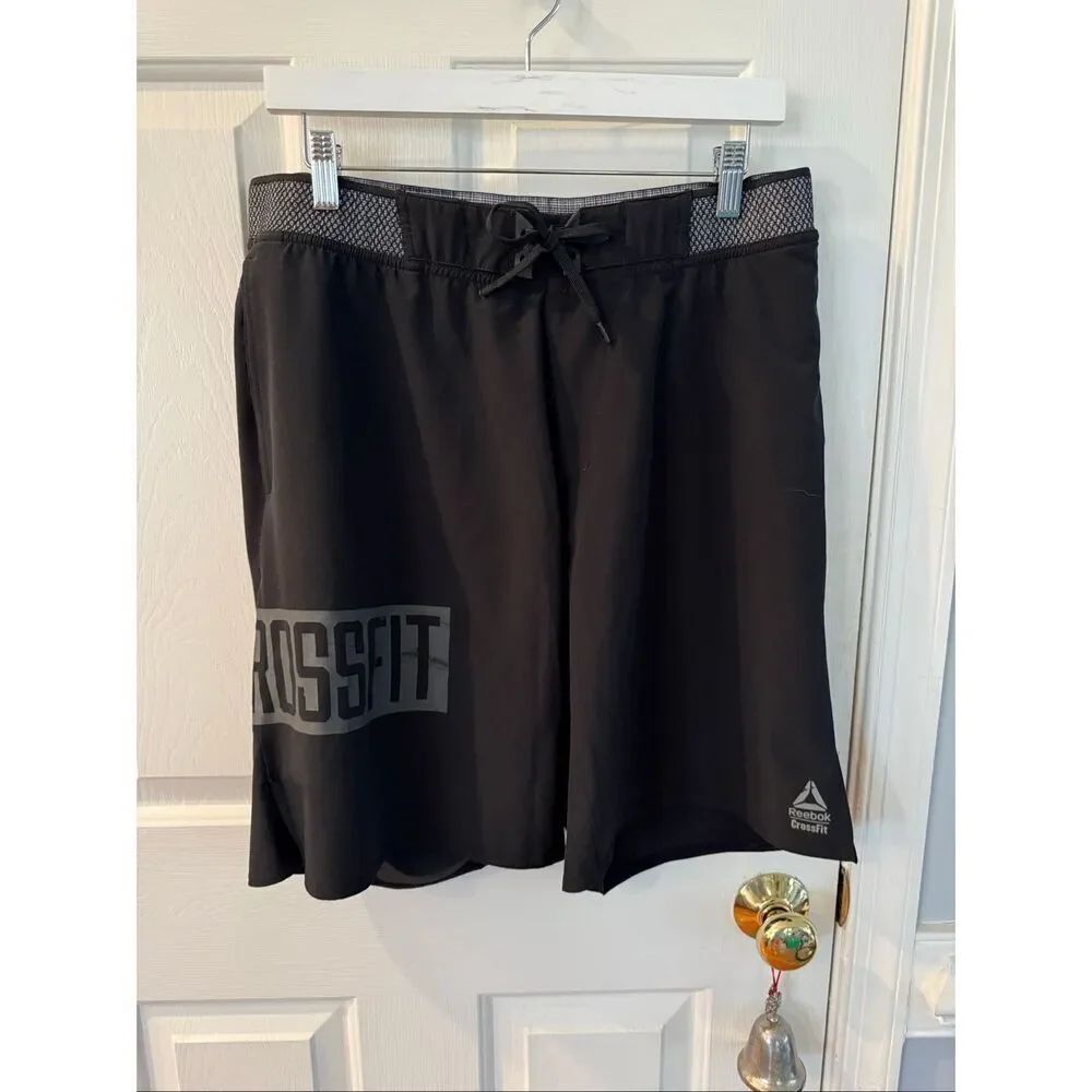 Nike CrossFit Logo Basketball Style Athletic Shorts sz L